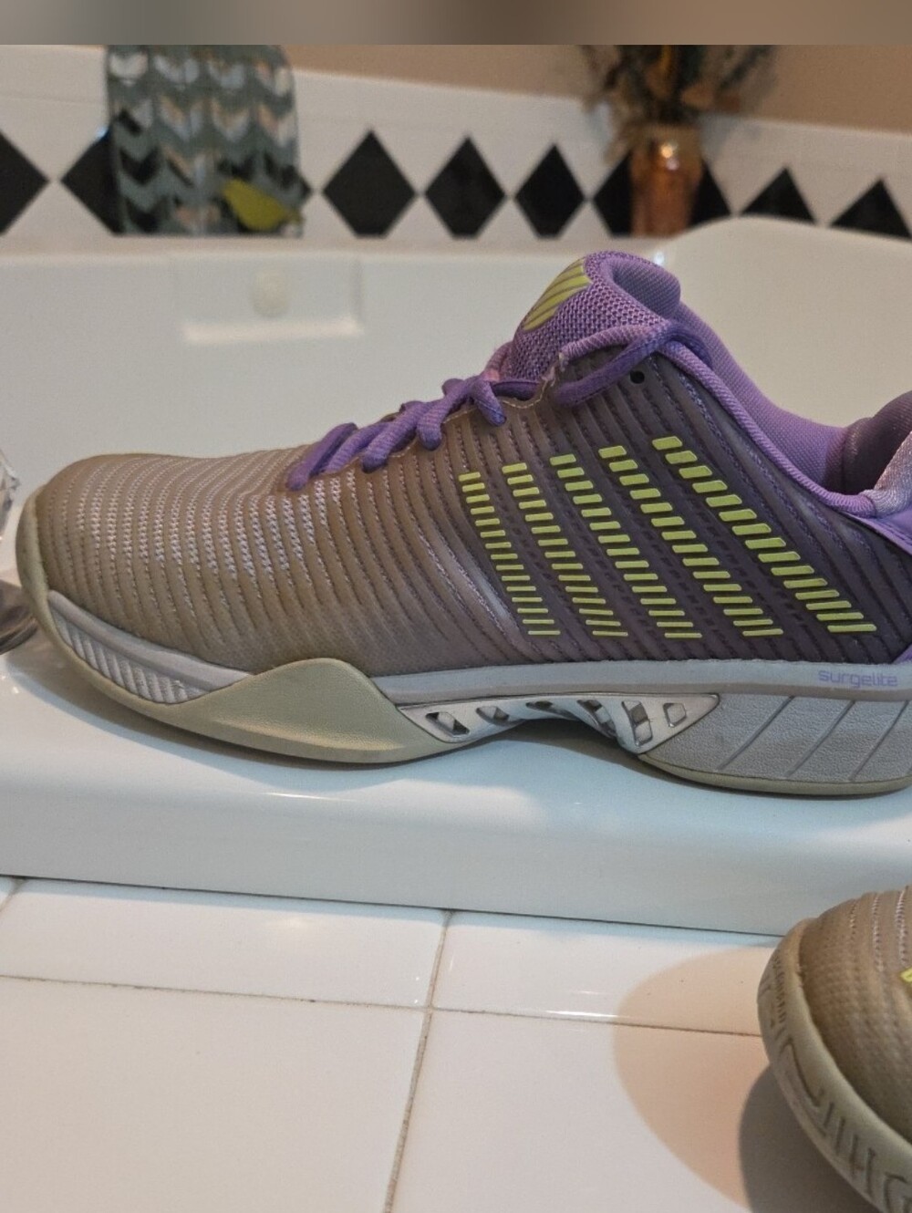 K-Swiss Womens Hypercourt Express 2 Hard Court Tennis Pickleball Shoes Sz 8.5M - Picture 5 of 14